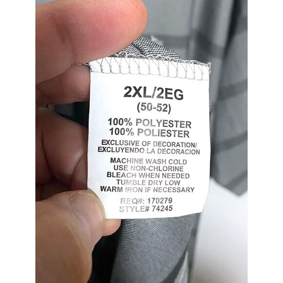 Miami Marlins Baseball True Fan Polo Shirt Mens 2XL Athleisure Preppy Casual NWT - Picture 9 of 9